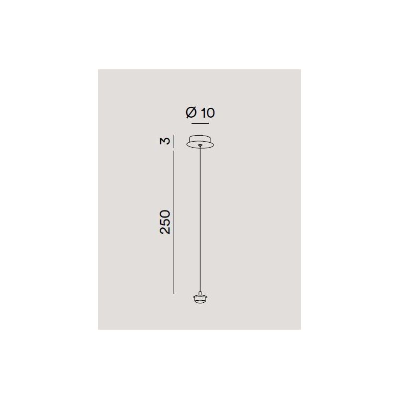 8157 HUNTER SOSPENSIONE SINGOLA A LED 5W LUCE 3000K CON BASE NERA E DIFFUSORE IN VETRO DI 4 COLORI (8215) MODERNA