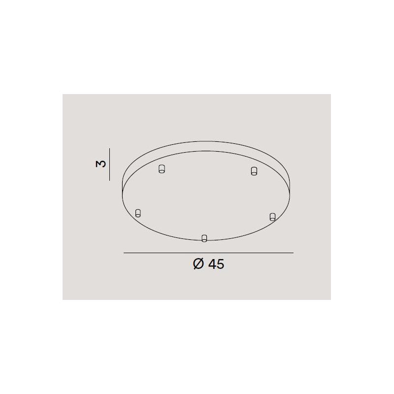 RAIN SOSPENSIONE ROTONDA 5 LUCI BASE CROMO CON DIFFUSORI IN VETRO TRASPARENTE, ORO E RAME MODERNA