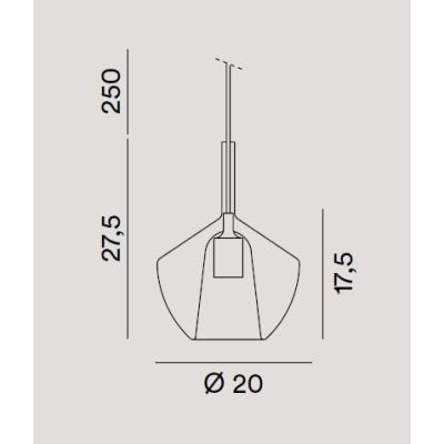 RAIN SOSPENSIONE LINEARE 5 LUCI BASE NERA CON DIFFUSORI IN VETRO TRASPARENTE DESIGN MODERNO