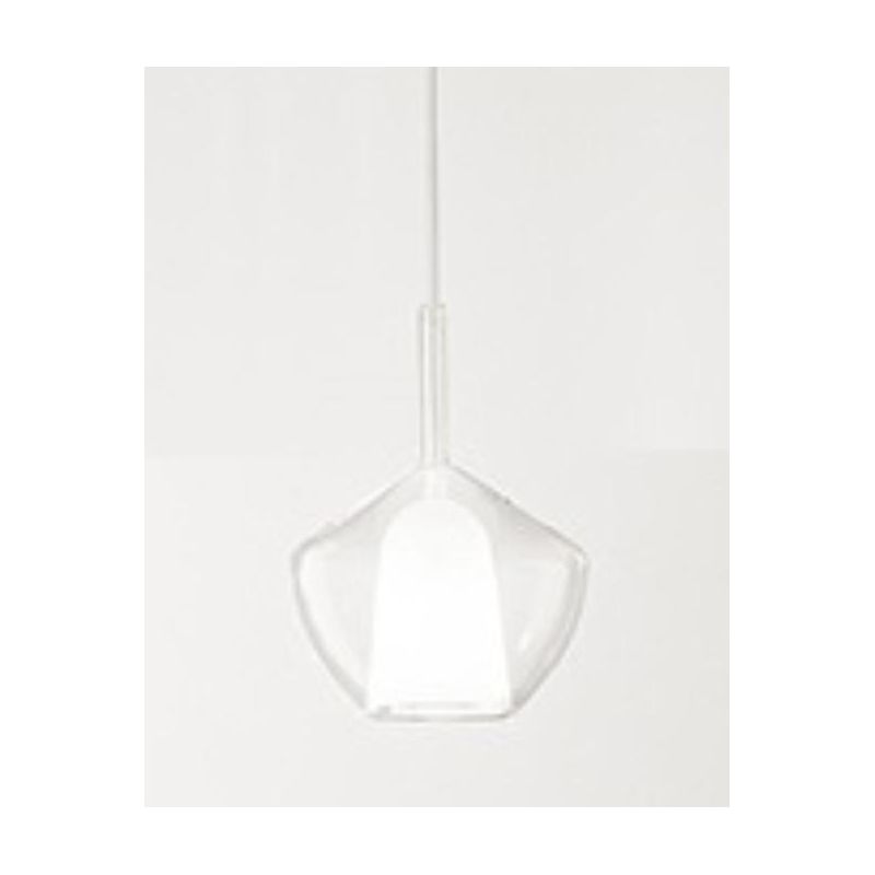 8250 RAIN SOSPENSIONE SINGOLA MODERNA BASE NERA CON DIFFUSORE IN VETRO D20 CM IN 5 COLORI