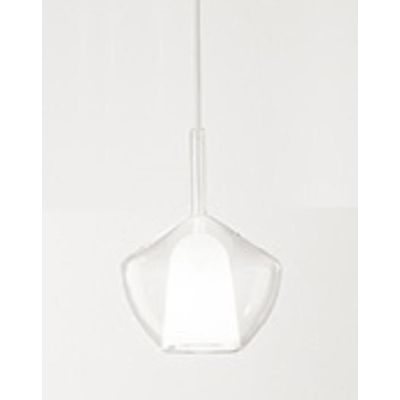 8250 RAIN SOSPENSIONE SINGOLA MODERNA BASE NERA CON DIFFUSORE IN VETRO D20 CM IN 5 COLORI