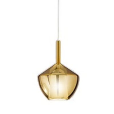 8250 RAIN SOSPENSIONE SINGOLA MODERNA BASE NERA CON DIFFUSORE IN VETRO D20 CM IN 5 COLORI