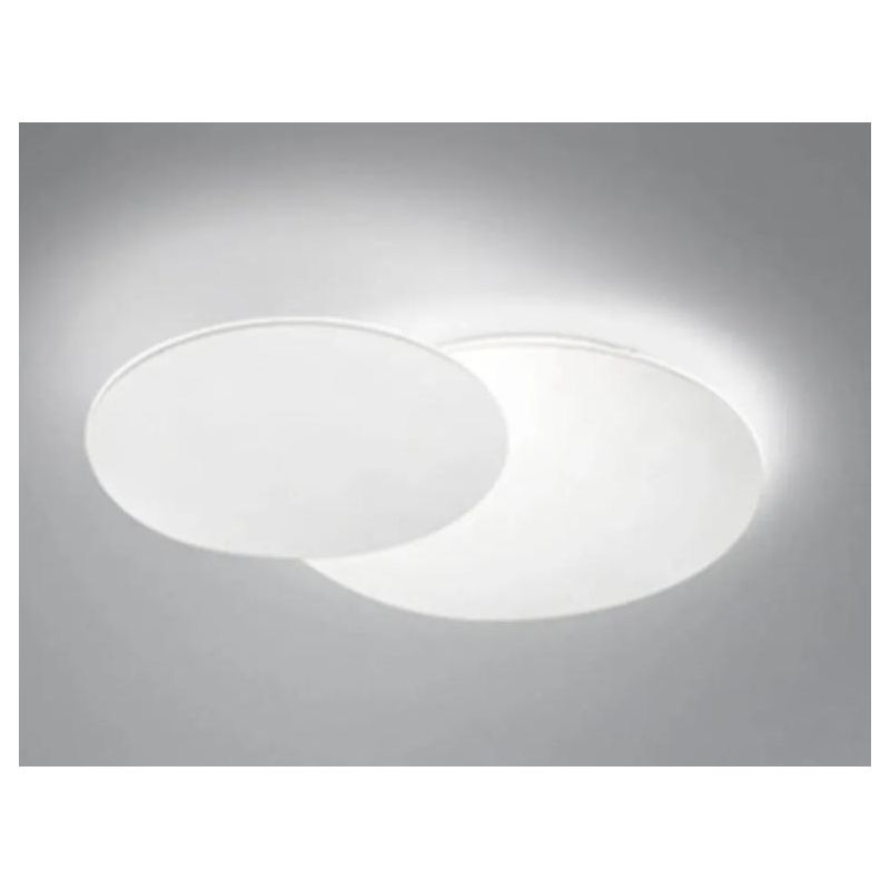 DRUM 8230 PLAFONIERA APPLIQUE ORIENTABILE BIEMISSIONE LED 33W LUCE 3000K BIANCA O ORO MODERNA