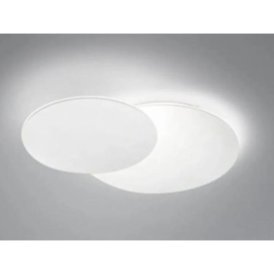 DRUM 8230 PLAFONIERA APPLIQUE ORIENTABILE BIEMISSIONE LED 33W LUCE 3000K BIANCA O ORO MODERNA