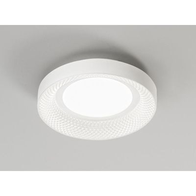 HIVE PLAFONIERA IN METALLO BIANCO O ORO LED INTEGRATO LUCE 3000K-4000K CCT 2 MISURE MODERNA