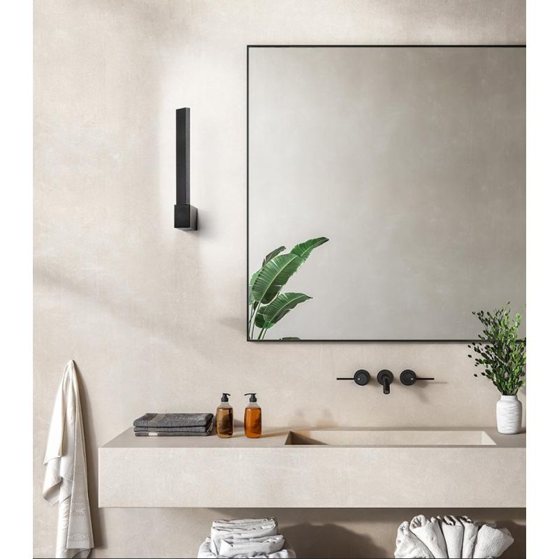 ELLE APPLIQUE ORIENTABILE RETTANGOLARE BIANCA O NERA LED 14W CCT 3000-4000-6000K MODERNA