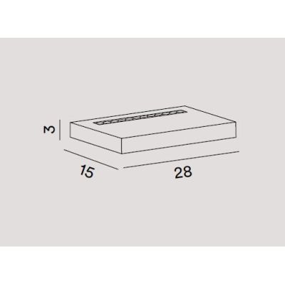 BED APPLIQUE MENSOLA 3 MISURE ALLUMINIO BIANCO LED INTEGRATO LUCE 3000K BIEMISSIONE LUCE MODERNA