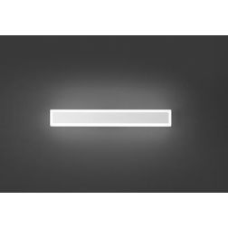 WALLY APPLIQUE MODERNA IN 3 MISURE IP54 ALLUMINIO BIANCO O NERO LED INTEGRATO LUCE 3000K 2