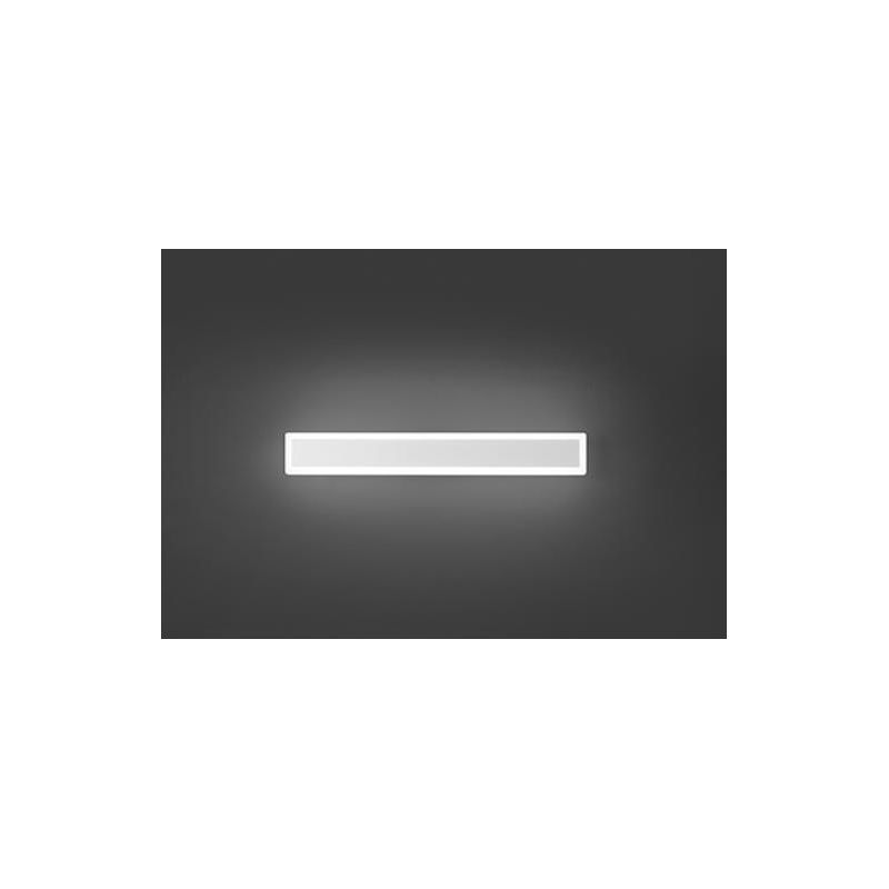 WALLY APPLIQUE MODERNA IN 3 MISURE IP54 ALLUMINIO BIANCO O NERO LED INTEGRATO LUCE 3000K