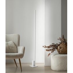 SYNCRO PIANTANA MODERNA BIANCA O NERA LED 30W DIMMERABILE CCT 3000-4000-6000K H 168 CM 2