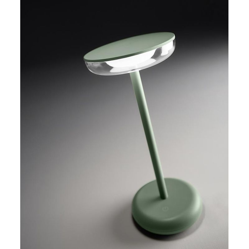 SOAP LAMPADA DA TAVOLO H26 CM CON BATTERIA RICARICABILE IP44 TOUCH DIMMER 5 COLORI DESIGN MODERNO