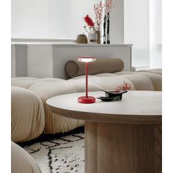 SOAP LAMPADA DA TAVOLO H26 CM CON BATTERIA RICARICABILE IP44 TOUCH DIMMER 5 COLORI DESIGN MODERNO 2