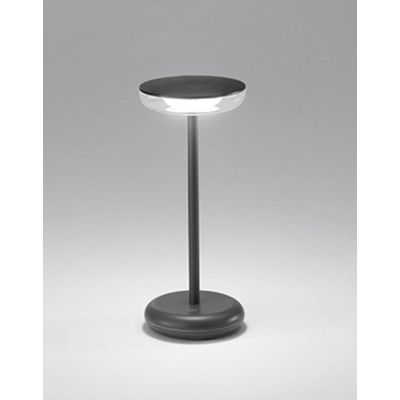 SOAP LAMPADA DA TAVOLO H26 CM CON BATTERIA RICARICABILE IP44 TOUCH DIMMER 5 COLORI DESIGN MODERNO
