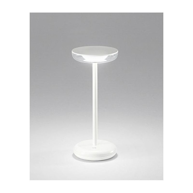 SOAP LAMPADA DA TAVOLO H26 CM CON BATTERIA RICARICABILE IP44 TOUCH DIMMER 5 COLORI DESIGN MODERNO