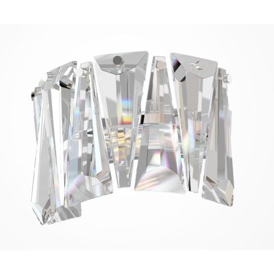 PUNTES APPLIQUE BRILLANTE IN CRISTALLO CON STRUTTURA CROMO O ORO LAMPADINA ATTACCO E14