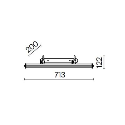 GOVANNI APPLIQUE DA SPECCHIO ORIENTABILE IN METALLO FINITURA BRONZO CLASSICA LAMPADINE 4XE14