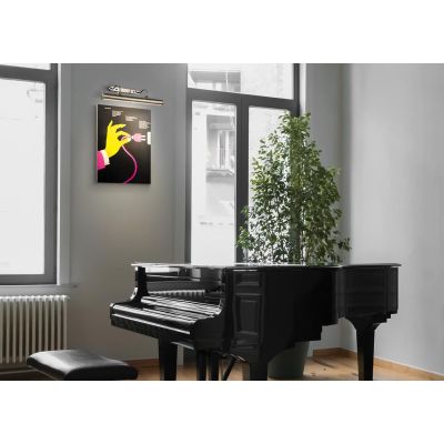 GOVANNI APPLIQUE DA SPECCHIO ORIENTABILE IN METALLO FINITURA BRONZO CLASSICA LAMPADINE 4XE14