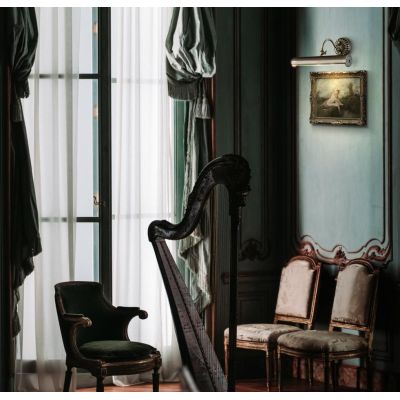 RENOIR APPLIQUE DA SPECCHIO O QUADRO ORIENTABILE 2 FINITURE CLASSICA LAMPADINE 2XE14