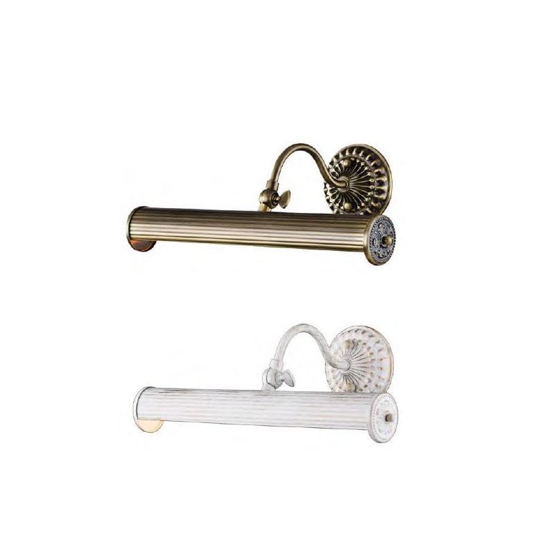 RENOIR APPLIQUE DA SPECCHIO O QUADRO ORIENTABILE 2 FINITURE CLASSICA LAMPADINE 2XE14