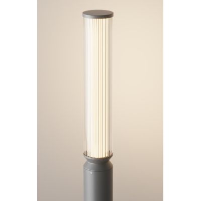 LIT PALO DA ESTERNI IP65 MARRONE O ANTRACITE 2 MISURE LED INTEGRATO LUCE 3000K SQUADRATO MODERNO