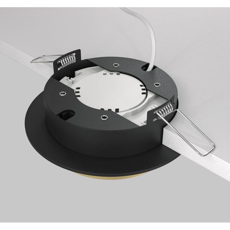 HOOP FARETTO DA INCASSO ROTONDO D11 CM ALLUMINIO 3 COLORI LAMPADINA GX53 DESIGN MODERNO