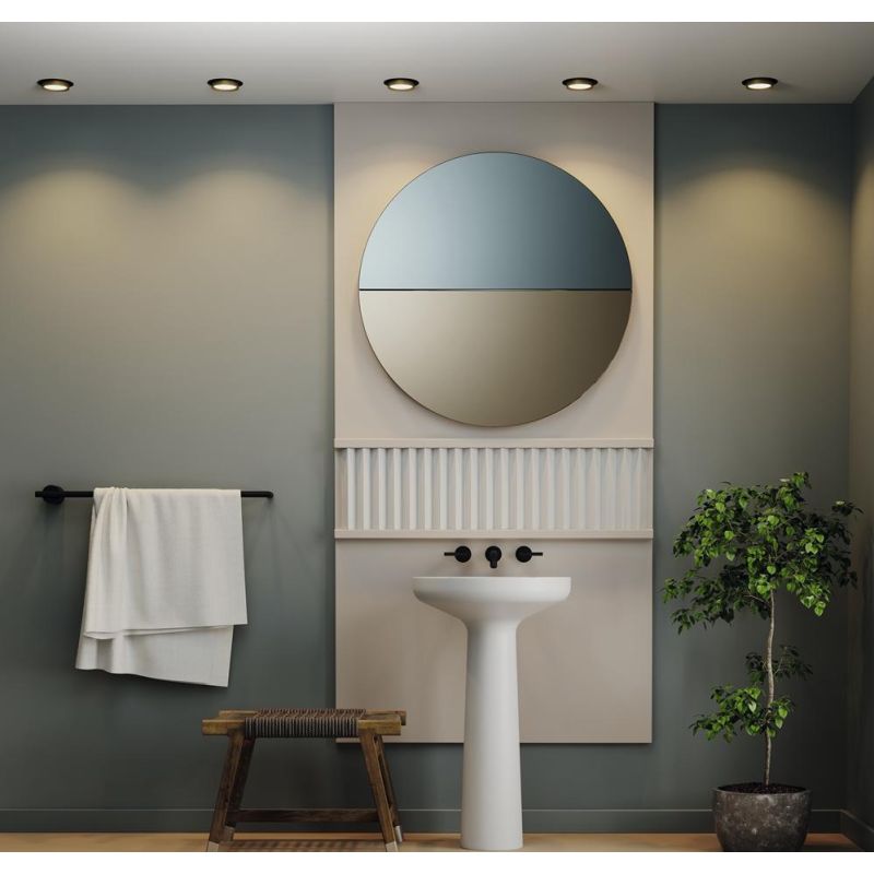 HOOP FARETTO DA INCASSO ROTONDO D11 CM ALLUMINIO 3 COLORI LAMPADINA GX53 DESIGN MODERNO