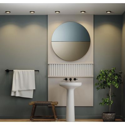 HOOP FARETTO DA INCASSO ROTONDO D11 CM ALLUMINIO 3 COLORI LAMPADINA GX53 DESIGN MODERNO