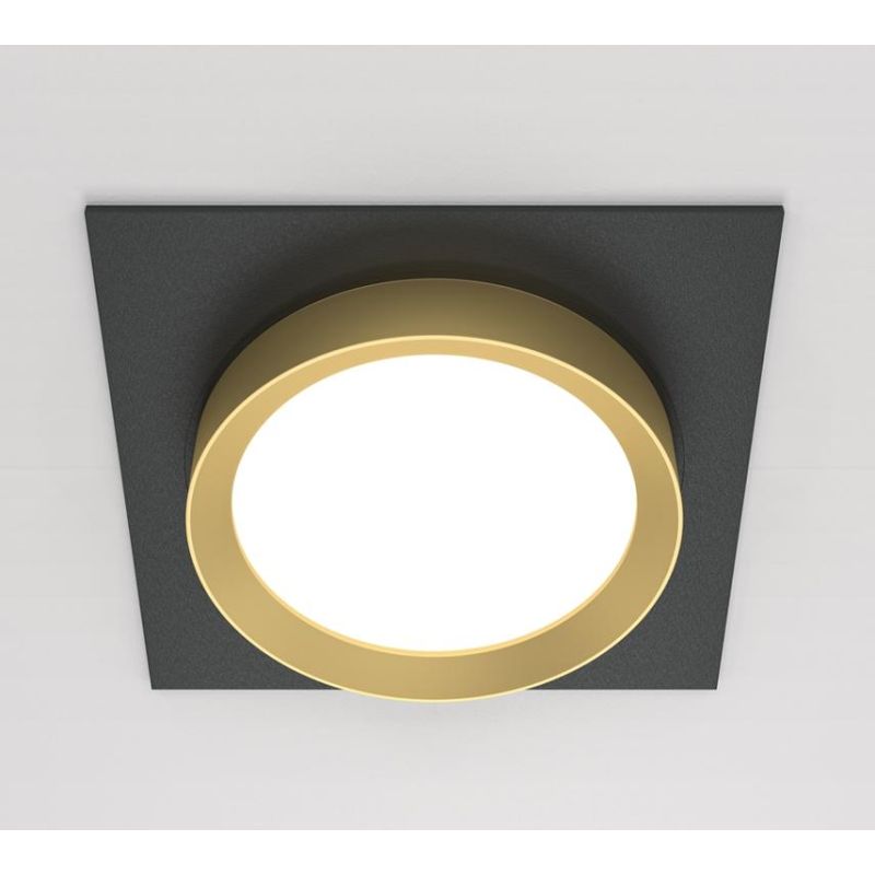 HOOP FARETTO DA INCASSO QUADRATO CM 11X11 ALLUMINIO 3 COLORI LAMPADINA GX53 DESIGN MODERNO