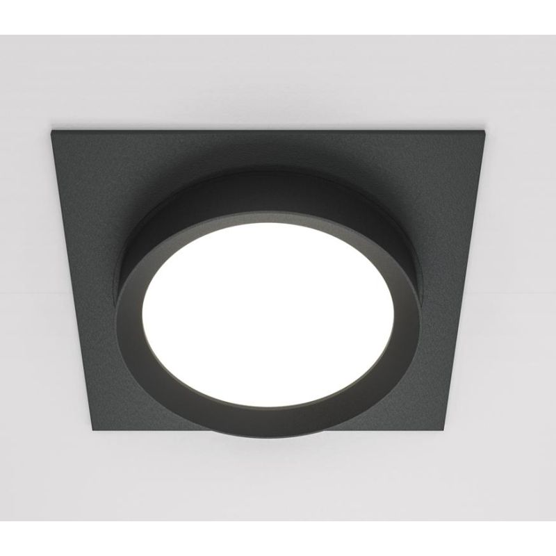 HOOP FARETTO DA INCASSO QUADRATO CM 11X11 ALLUMINIO 3 COLORI LAMPADINA GX53 DESIGN MODERNO