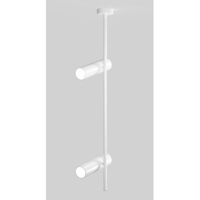ELTI LAMPADA DA SOFFITTO CON 2 FARETTI ORIGINALE IN METALLO BIANCO O NERO LAMPADINE 2XGU10 MODERNA