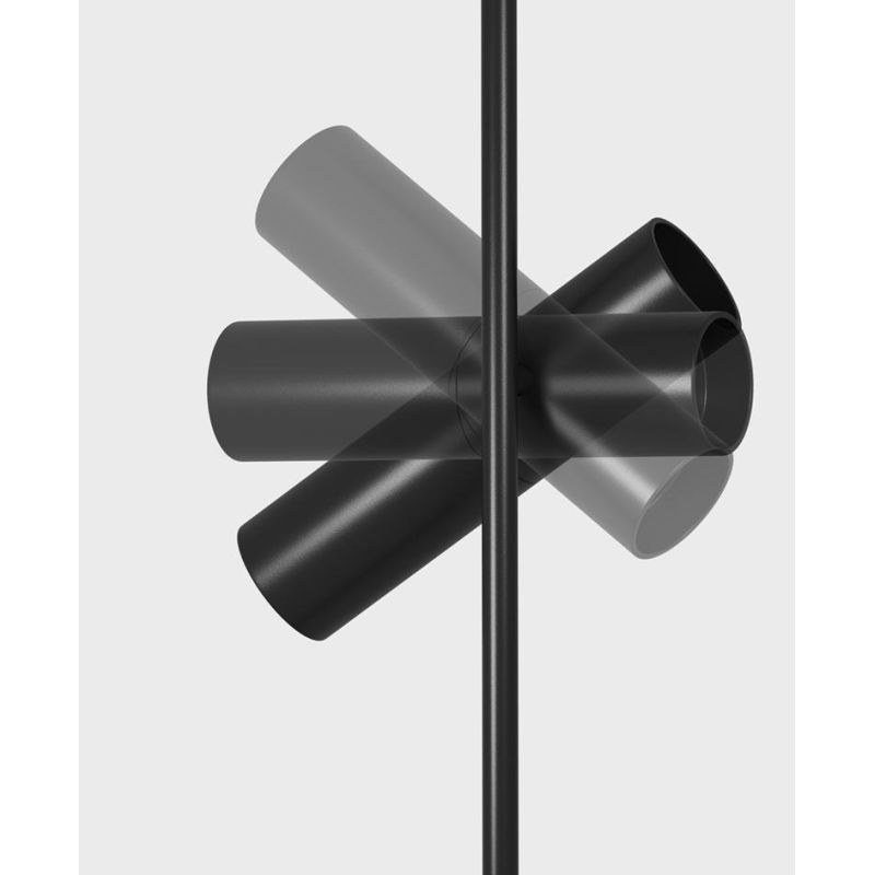 ELTI LAMPADA DA SOFFITTO CON 2 FARETTI ORIGINALE IN METALLO BIANCO O NERO LAMPADINE 2XGU10 MODERNA