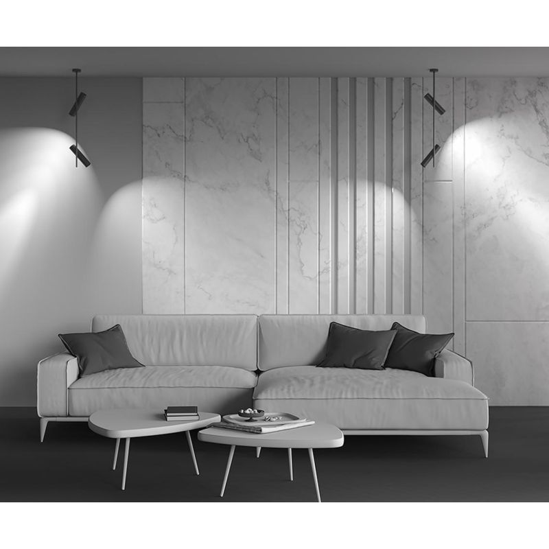 ELTI LAMPADA DA SOFFITTO CON 2 FARETTI ORIGINALE IN METALLO BIANCO O NERO LAMPADINE 2XGU10 MODERNA