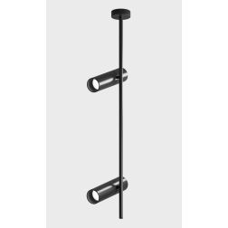 ELTI LAMPADA DA SOFFITTO CON 2 FARETTI ORIGINALE IN METALLO BIANCO O NERO LAMPADINE 2XGU10 MODERNA