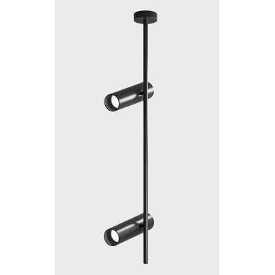 ELTI LAMPADA DA SOFFITTO CON 2 FARETTI ORIGINALE IN METALLO BIANCO O NERO LAMPADINE 2XGU10 MODERNA