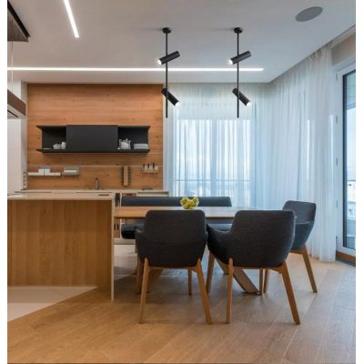 ELTI LAMPADA DA SOFFITTO CON 2 FARETTI ORIGINALE IN METALLO BIANCO O NERO LAMPADINE 2XGU10 MODERNA