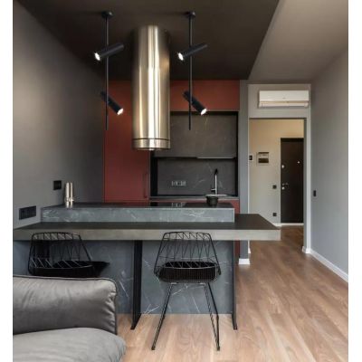 ELTI LAMPADA DA SOFFITTO CON 2 FARETTI ORIGINALE IN METALLO BIANCO O NERO LAMPADINE 2XGU10 MODERNA