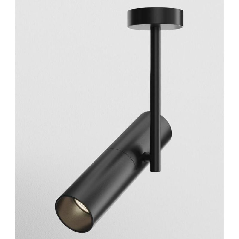ELTI LAMPADA DA SOFFITTO ORIGINALE IN METALLO BIANCO,NERO O NERO/ORO LAMPADINA ATTACCO GU10 MODERNA