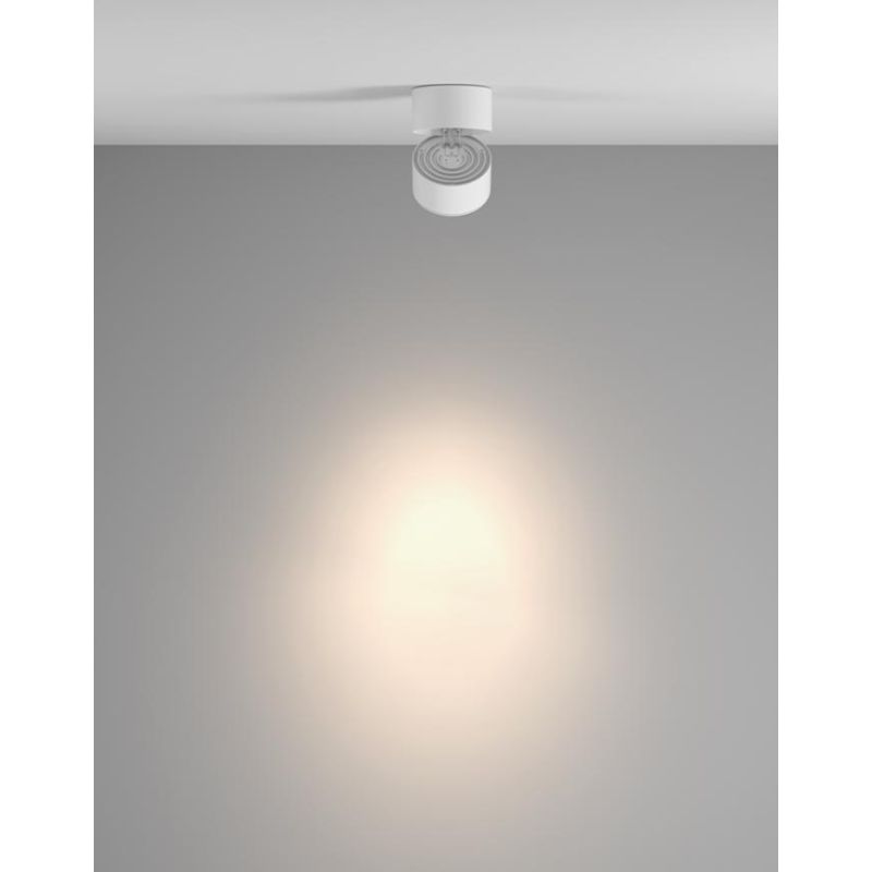 YIN PROIETTORE SPOT ORIENTABILE LED 15W LUCE 3000K-4000K DIMMERABILE BIANCO O NERO MODERNO