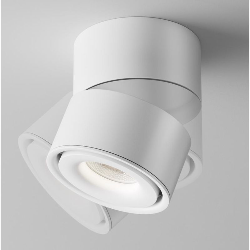 YIN PROIETTORE SPOT ORIENTABILE LED 15W LUCE 3000K-4000K DIMMERABILE BIANCO O NERO MODERNO