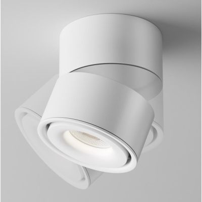 YIN PROIETTORE SPOT ORIENTABILE LED 15W LUCE 3000K-4000K DIMMERABILE BIANCO O NERO MODERNO