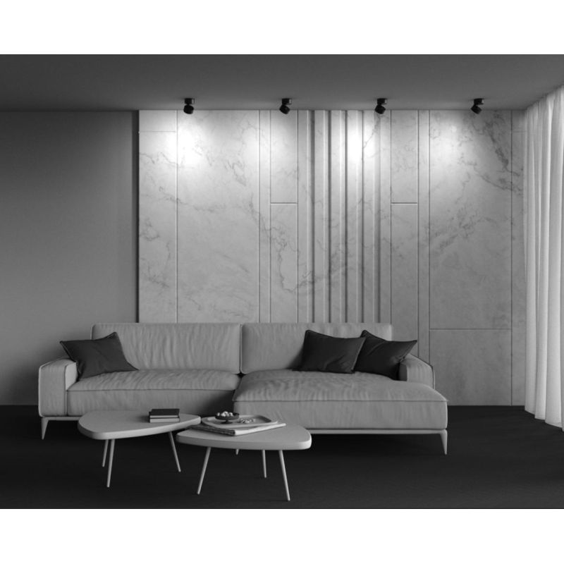 ONDA PLAFONIERA SPOT ORIENTABILE LED INTEGRATO LUCE 3000K-4000K BIANCA O NERA MODERNA