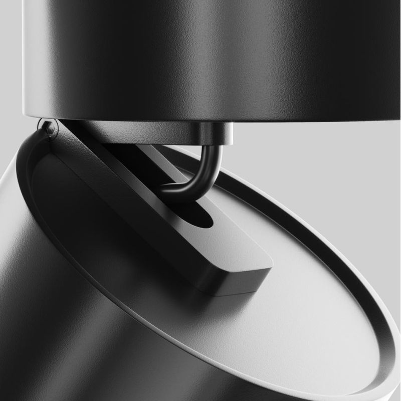 ONDA PLAFONIERA SPOT ORIENTABILE LED INTEGRATO LUCE 3000K-4000K BIANCA O NERA MODERNA