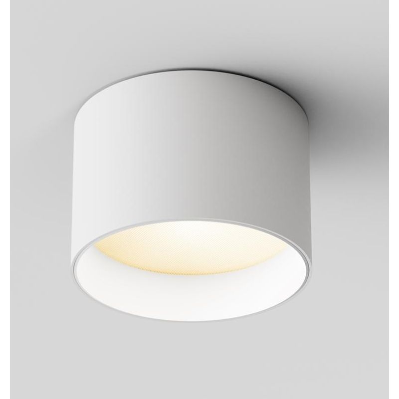 VEGA PLAFONIERA ROTONDA 3 MISURE LED INTEGRATO LUCE 3000K BIANCA, NERA O ORO DESIGN MODERNO