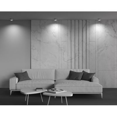 VEGA PLAFONIERA ROTONDA 3 MISURE LED INTEGRATO LUCE 3000K BIANCA, NERA O ORO DESIGN MODERNO