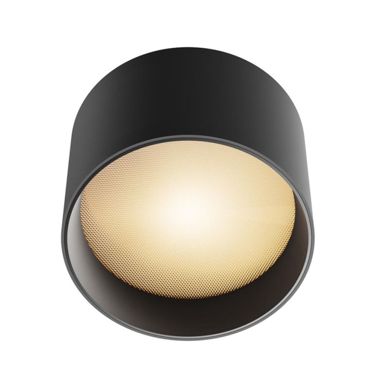 VEGA PLAFONIERA ROTONDA 3 MISURE LED INTEGRATO LUCE 3000K BIANCA, NERA O ORO DESIGN MODERNO