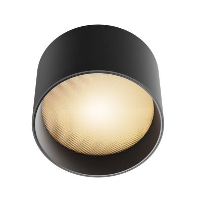 VEGA PLAFONIERA ROTONDA 3 MISURE LED INTEGRATO LUCE 3000K BIANCA, NERA O ORO DESIGN MODERNO