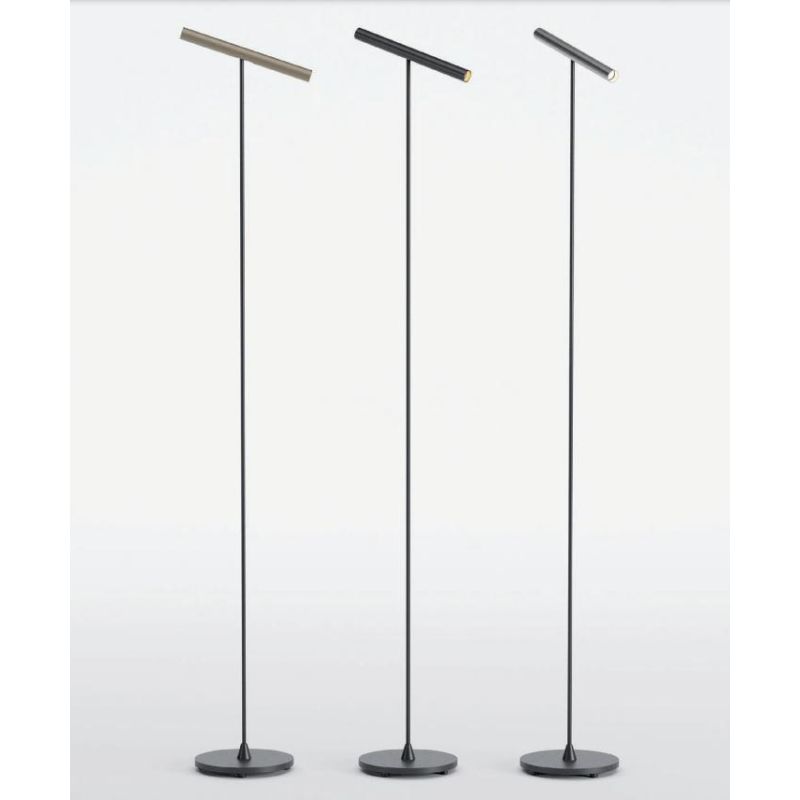 PRAXI PIANTANA MODERNA CON DIFFUSORE ORIENTABILE IN METALLO 3 COLORI LED 8W LUCE 2700K-3000K H145 CM