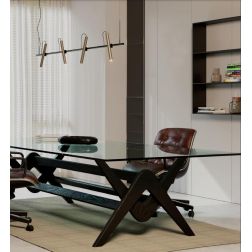 PRAXI SOSPENSIONE 4 LUCI CON DIFFUSORI ORIENTABILI IN METALLO 3 COLORI LED 28.5W LUCE 2700K-3000K