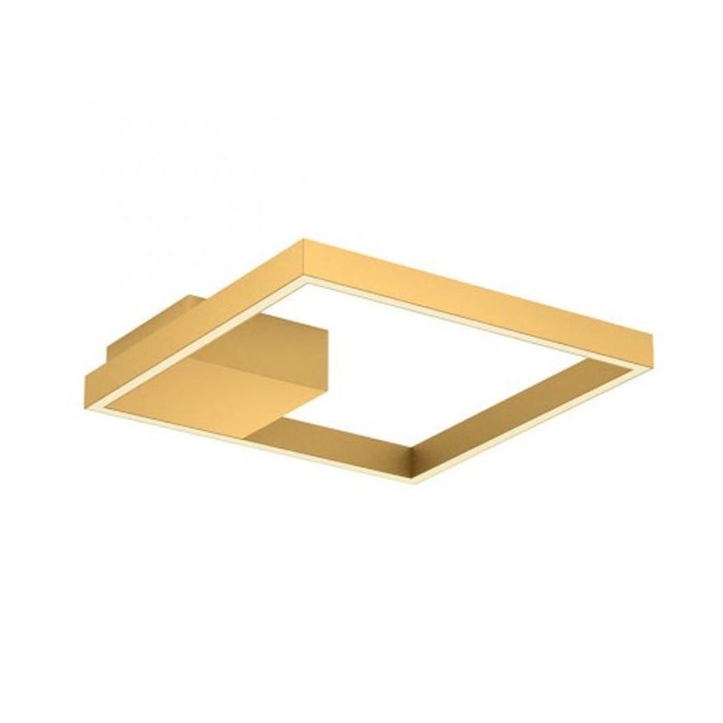 FEBE APPLIQUE PLAFONIERA QUADRATA CM 40X40 LED 30W LUCE 3000K-4000K 3 COLORI MODERNA