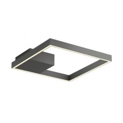 FEBE APPLIQUE PLAFONIERA QUADRATA CM 40X40 LED 30W LUCE 3000K-4000K 3 COLORI MODERNA